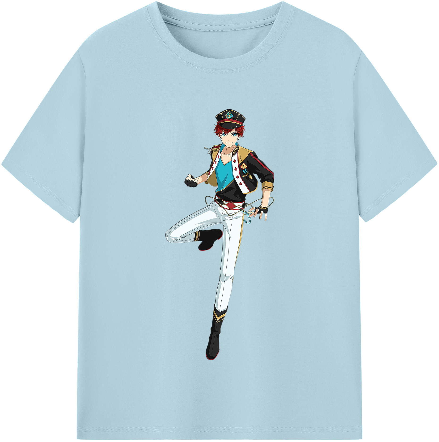 （画像用） あんさんぶるスターズ! Ensemble Stars 綿100％半袖Tシャツ（フロントプリント）